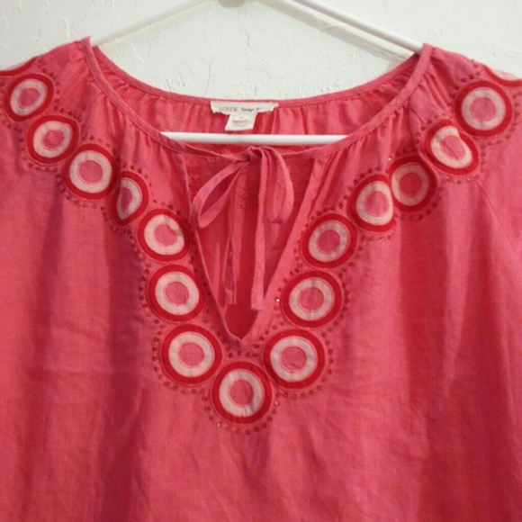 J crew vintage closet linen embroidery  :Boxi8: - Picture 2 of 6